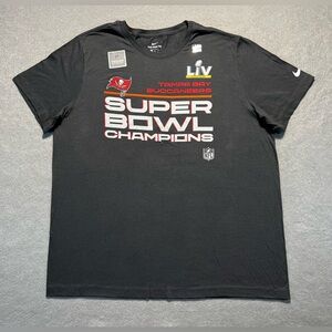 Nike Tampa Bay Buccaneers Super Bowl LV Champions Gray XL T-Shirt NFL
